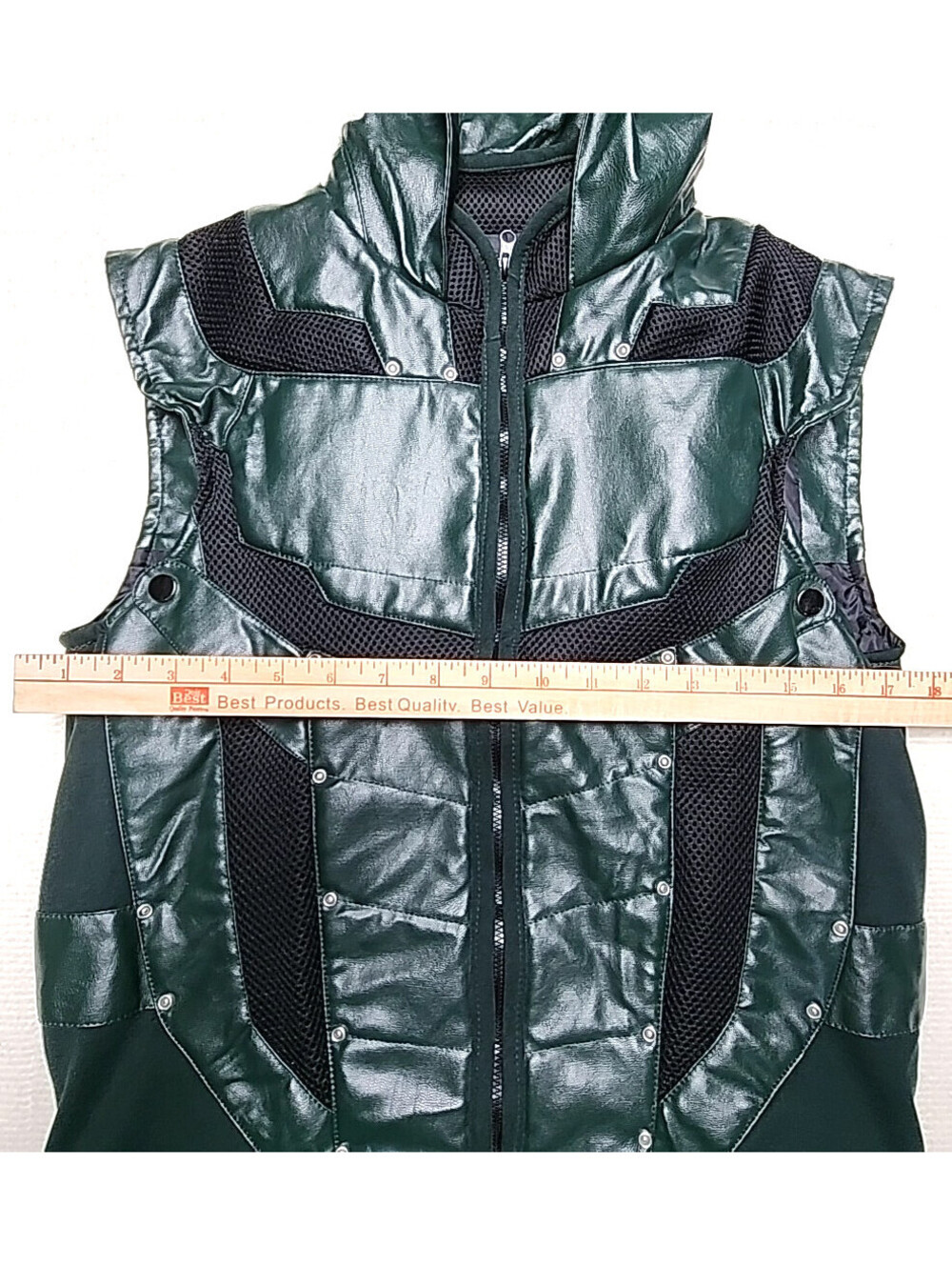 Green Arrow Season 5 Cosplay JACKET & PANTS– Hooded Outfit – Faux Leather